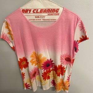 Pink Flower Shirt